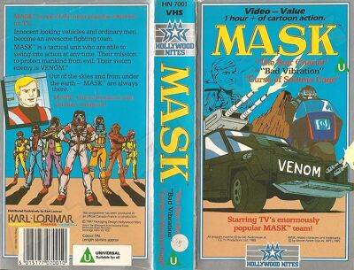 M.A.S.K. M.A.S.K. VHS The star chartiot, bad vibration & curse of soluma cage